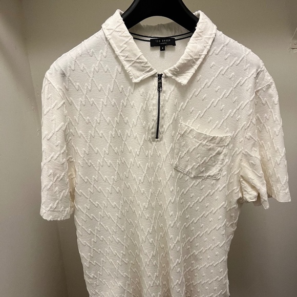 Ted Baker Quater Zip Polo Shirt - Picture 1 of 7